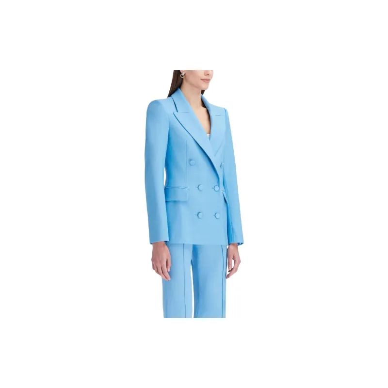 OSCAR DE LA RENTA Double-breasted Wool Jacket-1
