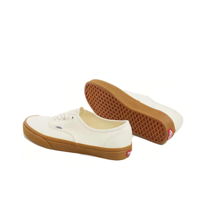 Vans Authentic Wear-resistant And Lightweight Low-Top Canvas Shoes Unisex Ecru-3