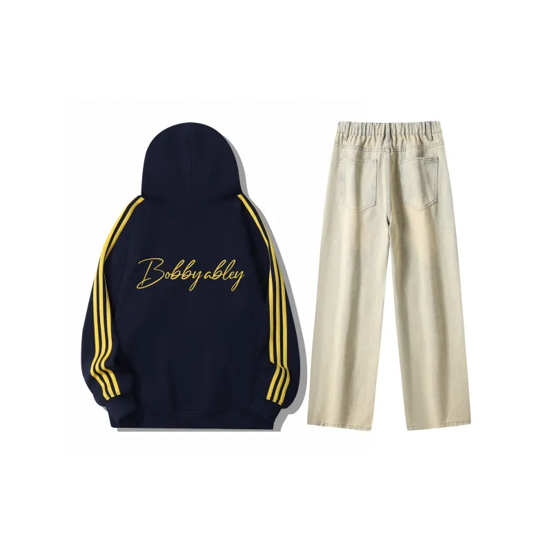 BOBBY ABLEY Sweatshirt Set Unisex Black-74