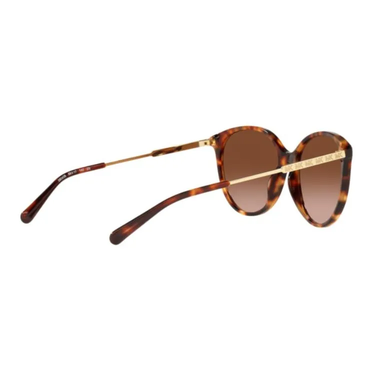 MICHAEL KORS Acetate Round Sunglasses Women's Tortoiseshell-4