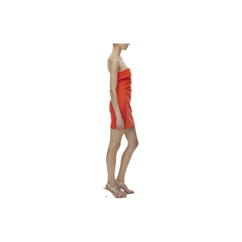 ARITZIA Babaton Eyecatcher Mini Dress Sleeveless Dress Women's Hot Cheeky Red/Hot Blush Red Lips-3