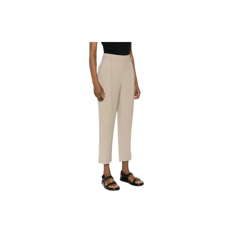 Brunello Cucinelli Cropped Tapered Trousers-3