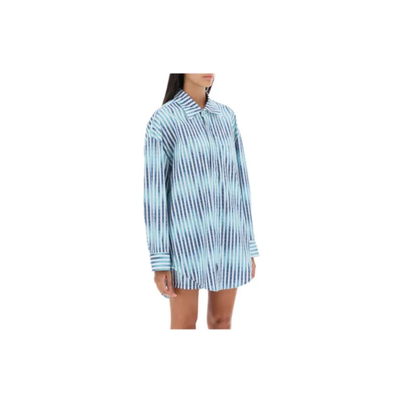 AMIRI Shirts Women's Blue-1