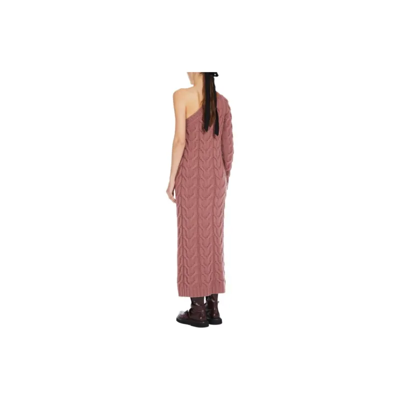 MaxMara Long-Sleeved Dresses Women's Pink-2