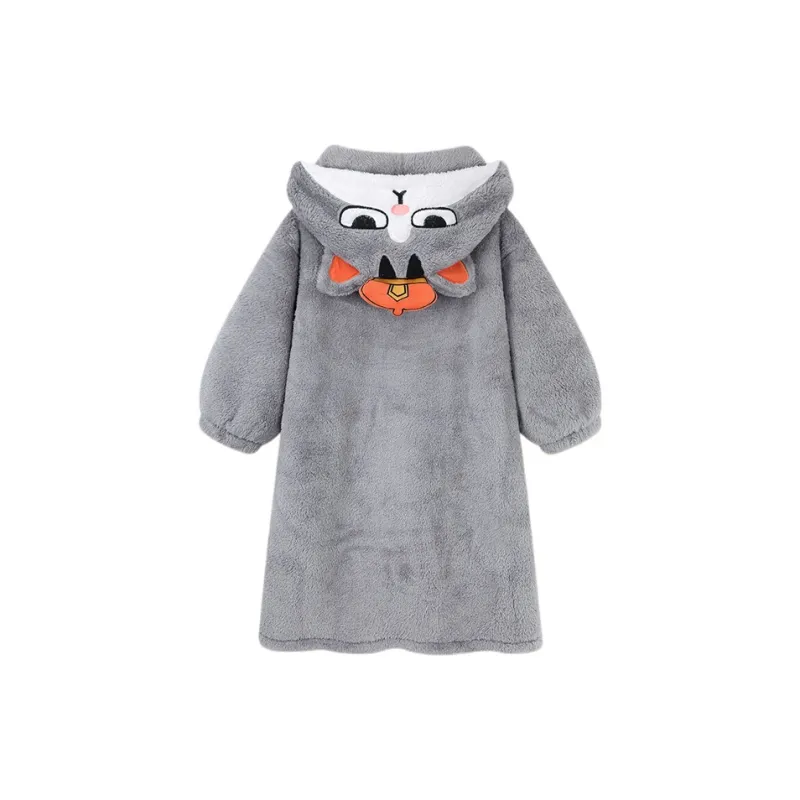 Ta Yan Winter Bath Robes Men's Gray-0