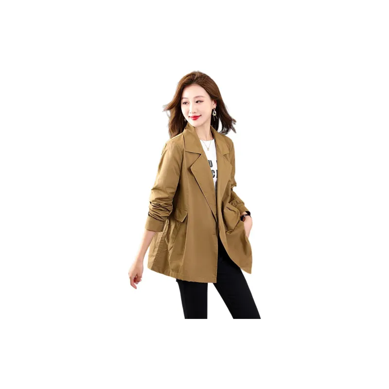 IVENI Jackets & Coats Women's Khaki-7