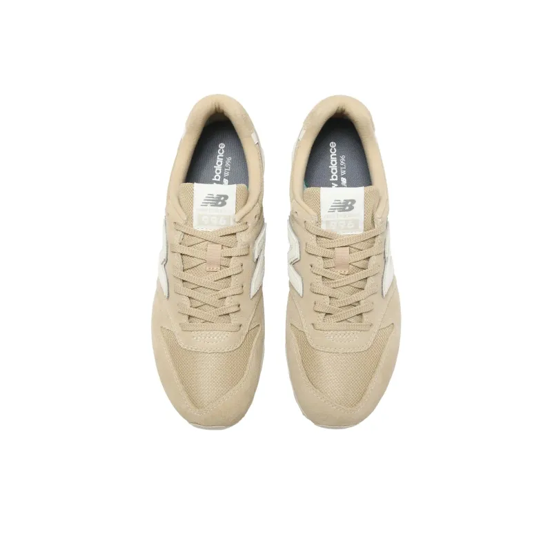 New Balance NB WL996T Anti Slip Wear Resistant Low Top Casual Shoes Women's Beige-3