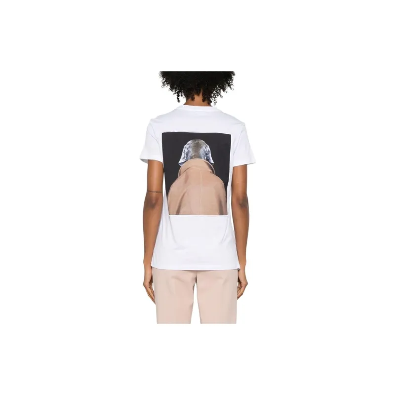 MaxMara Graphic Printed Crewneck T Shirt-4