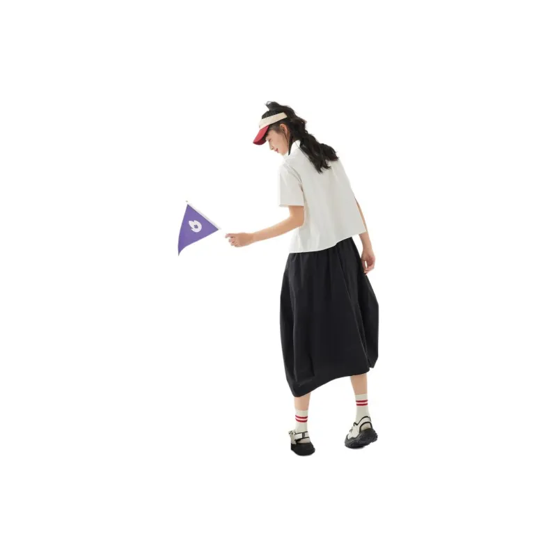 ZIHAN Casual Long Skirt Women's Black-2