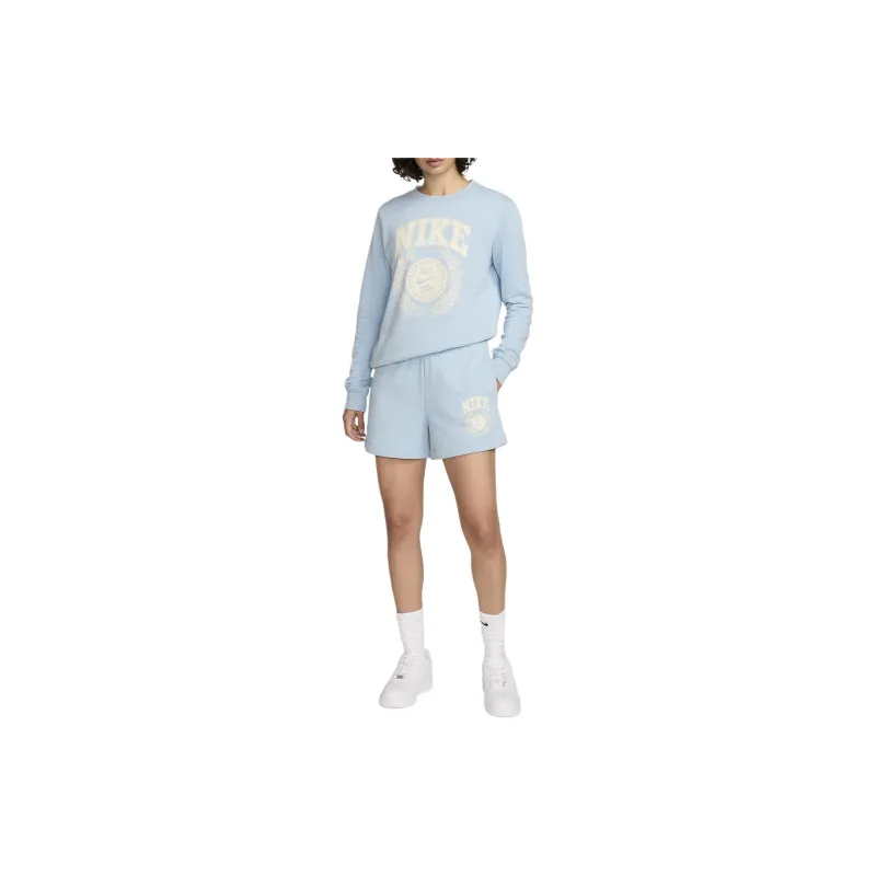 Nike Sportswear Club Fleece Women's Mid-Rise Graphic Shorts-1