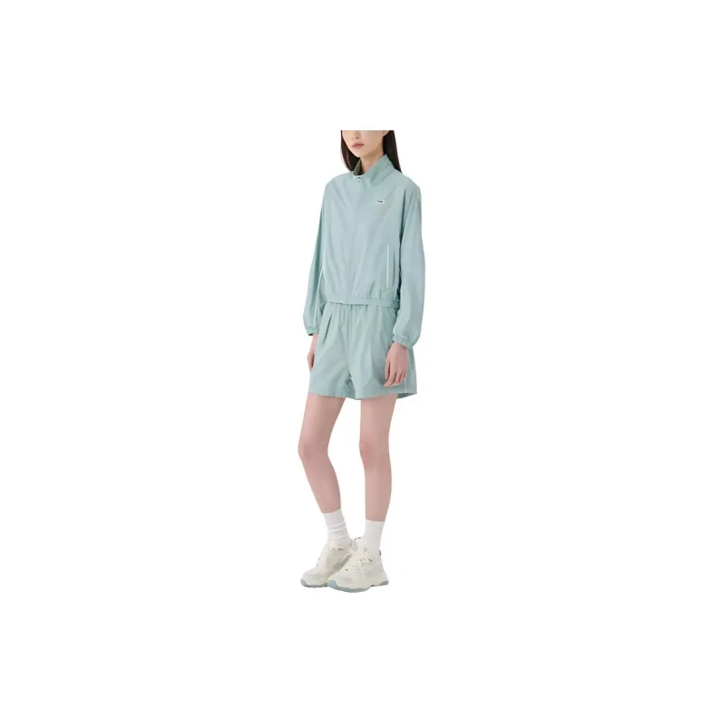 FILA Essential Casual Shorts Women's Dark Color Mint-4