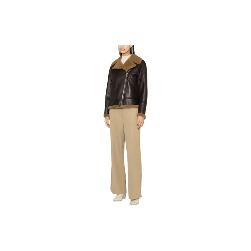 Yves Salomon Zip up Leather Jacket-3