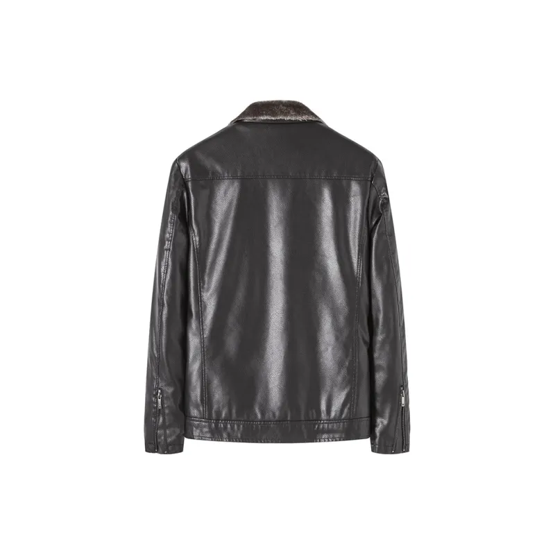 LISENPOK Leather Jackets Unisex-3