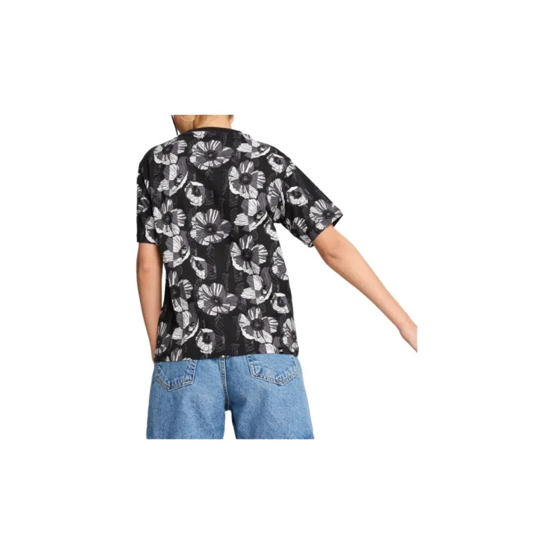 PUMA ESS+ T Shirt Women's Black-3