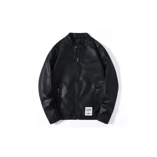 LISENPOK Leather Jackets Unisex