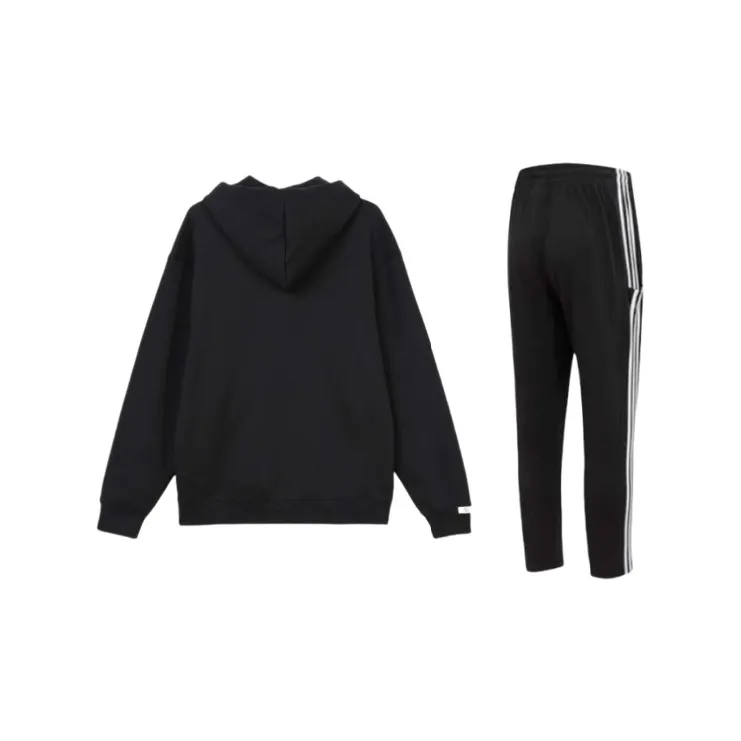 Adidas Sweatshirt Set Unisex Black-1