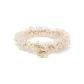 Crystal Hair Tie[Gray White]