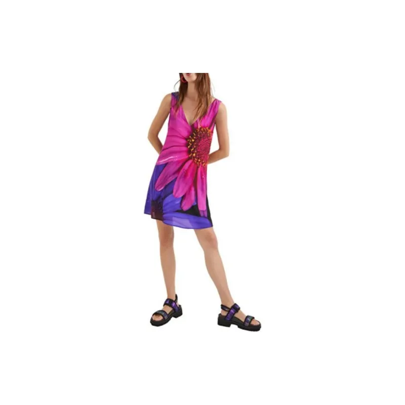 Desigual Sleeveless Dress Women's Purple-1