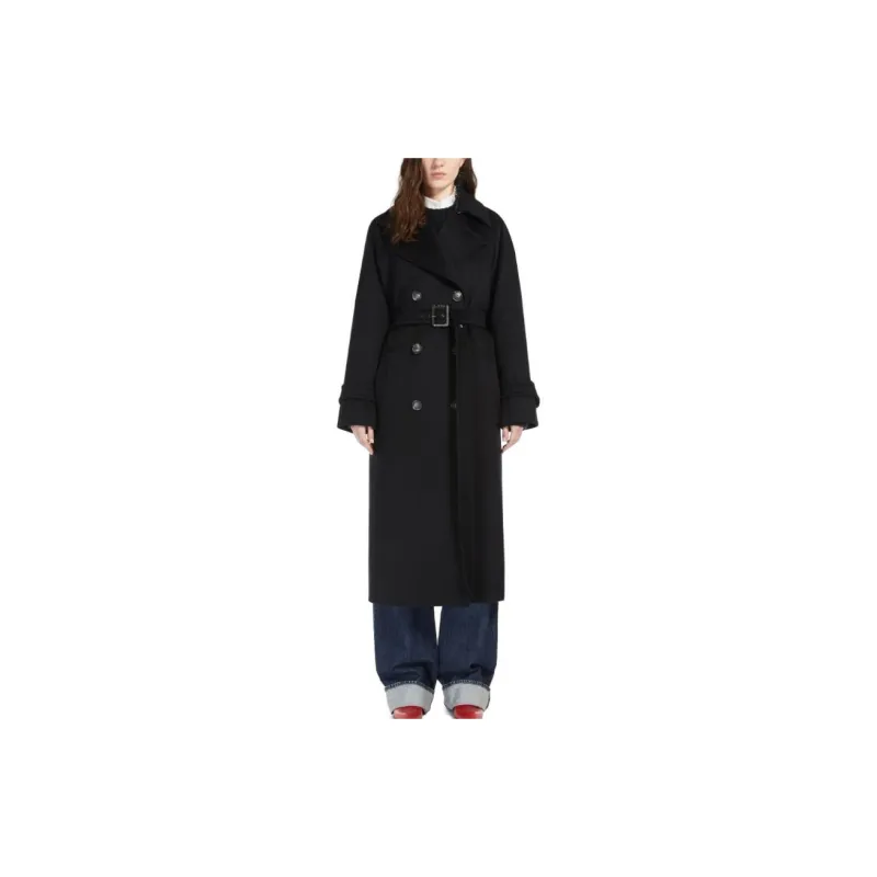 SportMax Leandro Double Breasted Belted Coat-1