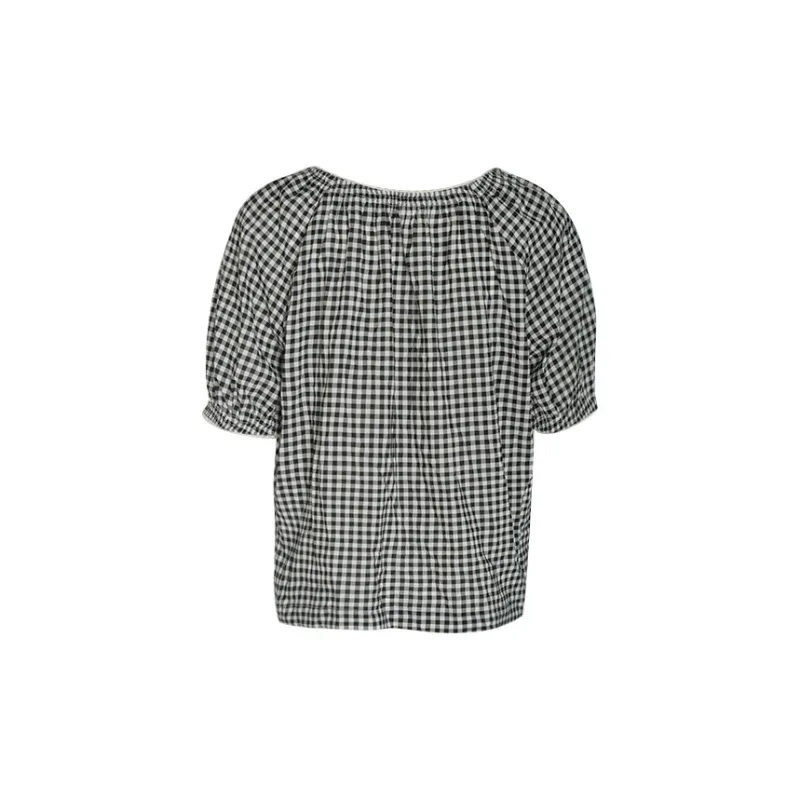 Little Pull Shirt Women's Plaid-1