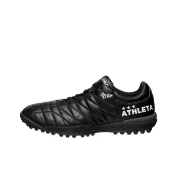 ATHLETA AG Rubber Short Studs Cushioning Breathable Soccer Shoes Men's Black