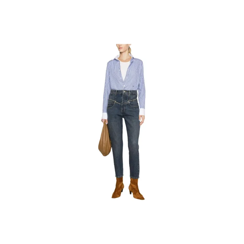 ISABEL MARANT Oliviani High rise Skinny leg Jeans-1