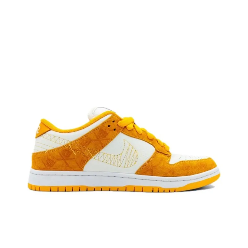 THE SHOE SURGEON x Nike Slip-Resistant Low-Top Casual Shoes Men's Yellow White-2