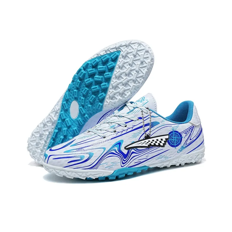 Goku Frieza FG Rubber Long Studs Artificial Ground Cushioned Slip-Resistant Abrasion-Resistant Soccer Shoes Unisex-9