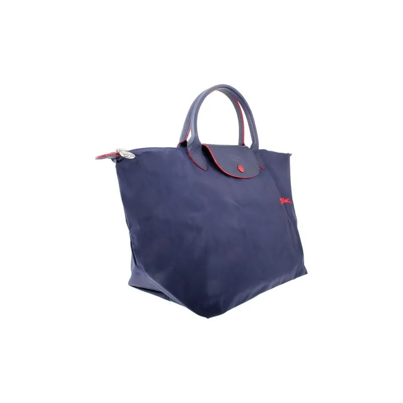 LONGCHAMP Le Pliage Nylon Fabric Dumpling Bag Handbags Medium Size Women's Navy-3