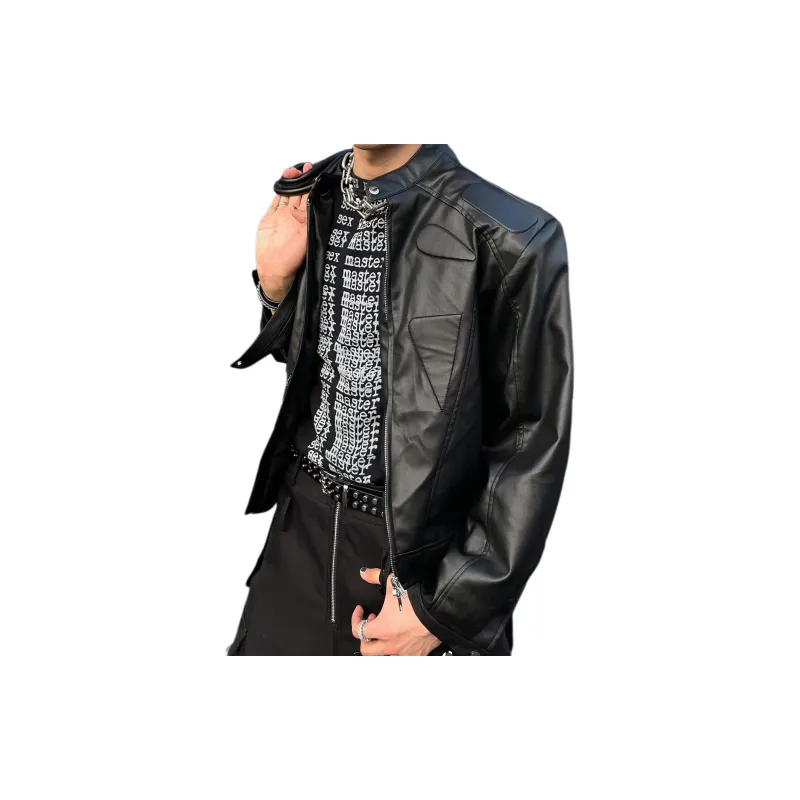 HLPT Leather Jackets Unisex Black-1