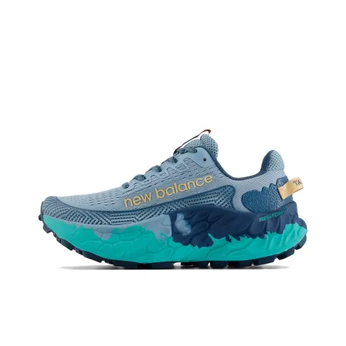 New Balance Fresh Foam X Trail More V3 Abrasion Resistant Slip Resistant Low Top Running Shoes Women's Blue