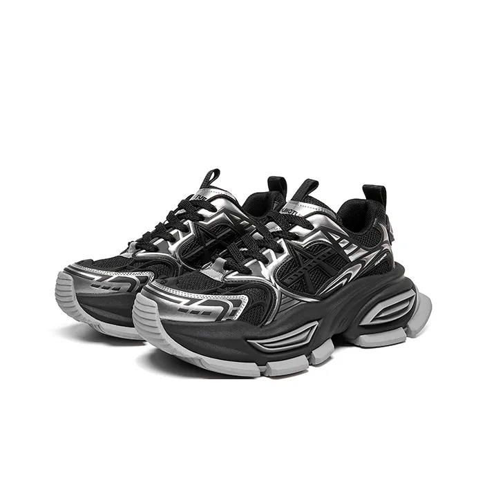 Acupuncture Mystic Realm Cushioning, Breathable, Lightweight Low Top Chunky Sneakers Unisex Black Box-15