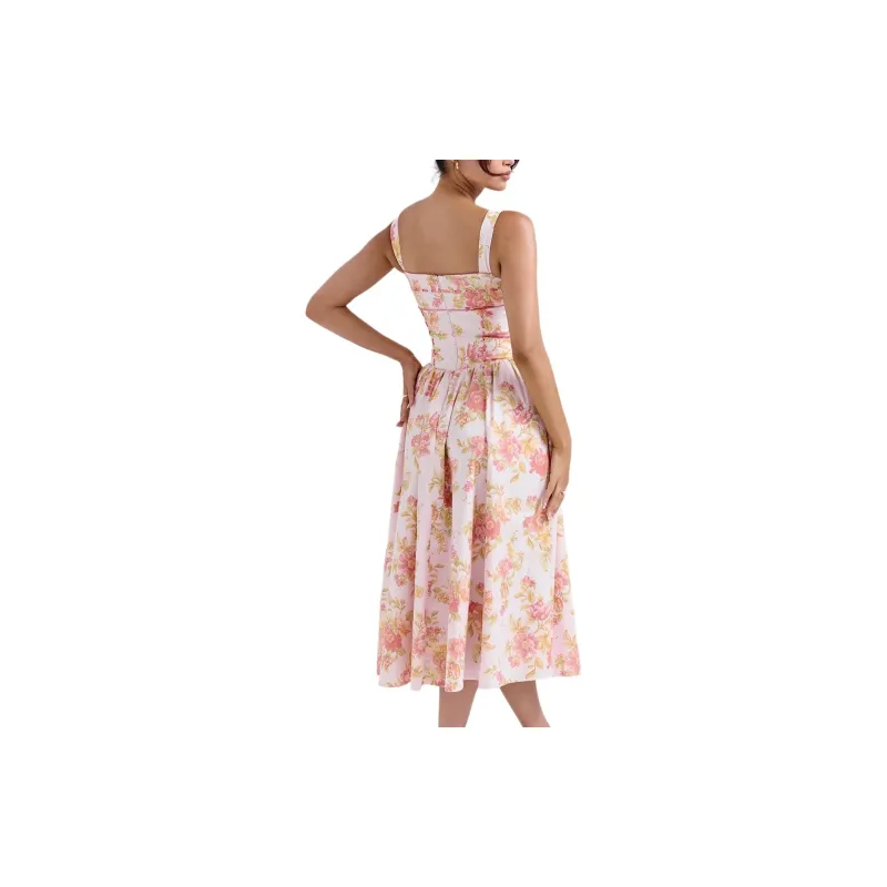 HOUSE OF CB VIVIEN Slip Dress Women's PEACH/Peach-2