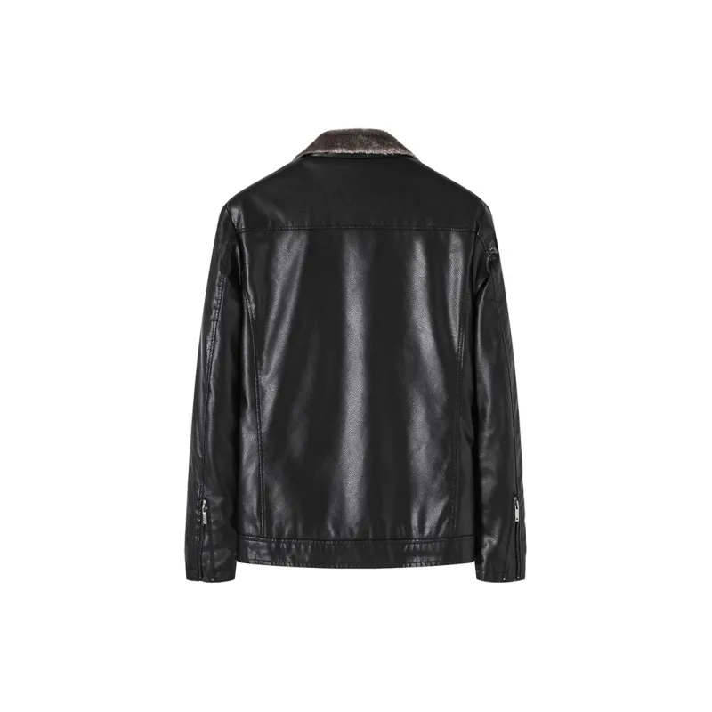 LISENPOK Leather Jackets Unisex-1