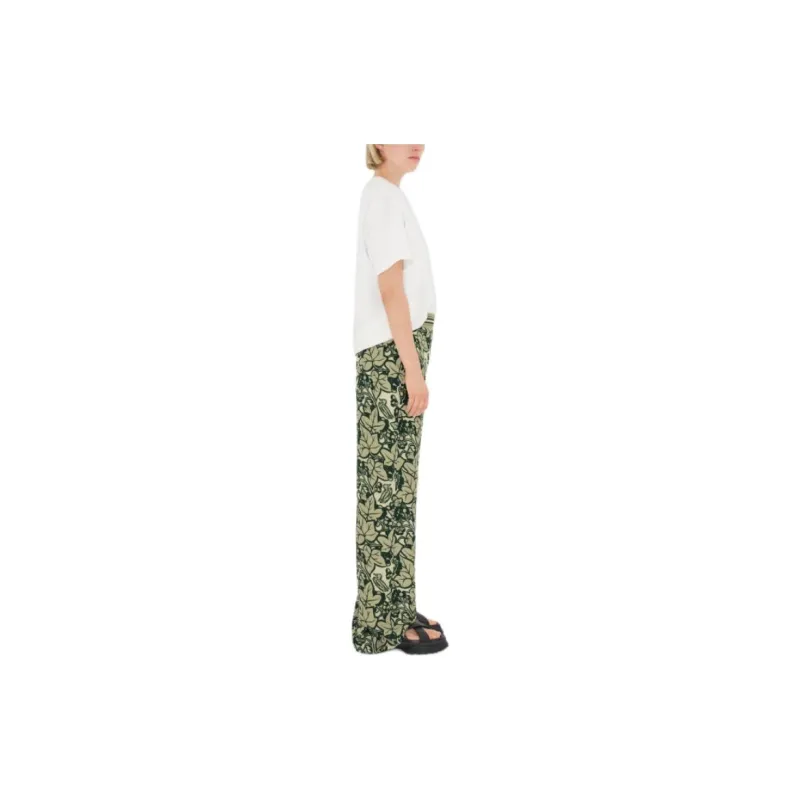 Burberry Graphic print Silk Trousers-4