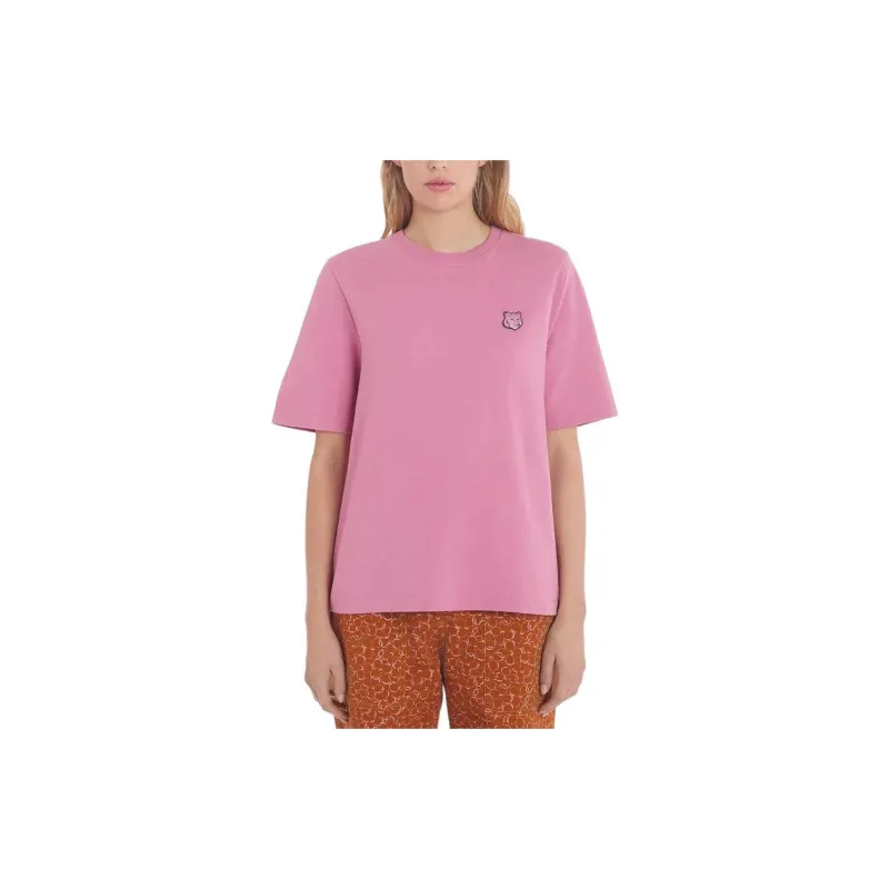 Maison Kitsune Fox Head Patch Crewneck T Shirt-3