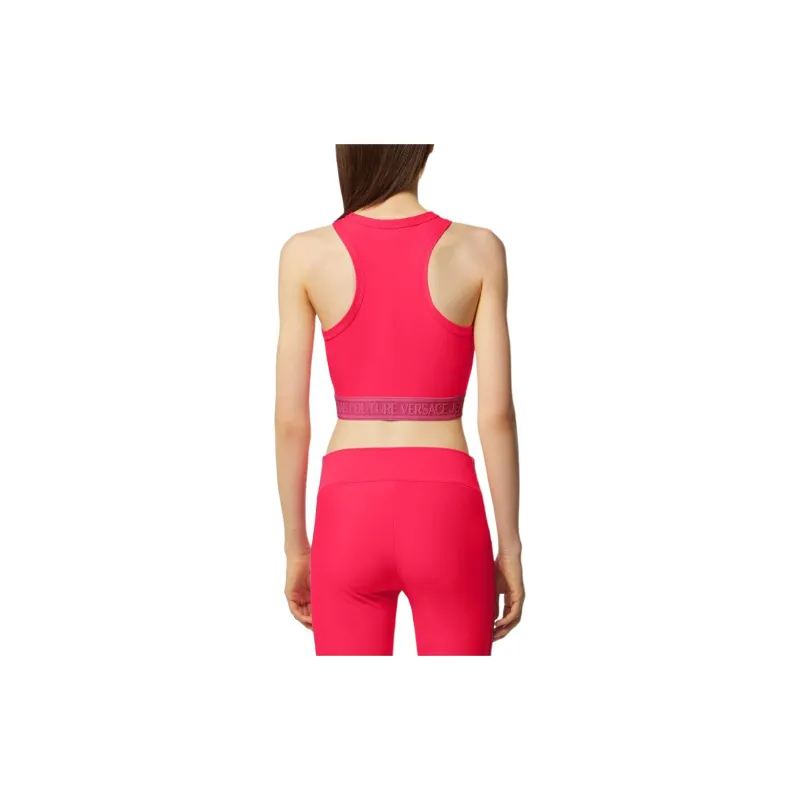 VERSACE JEANS COUTURE SS24 Tank Top Women's Rose Red-3