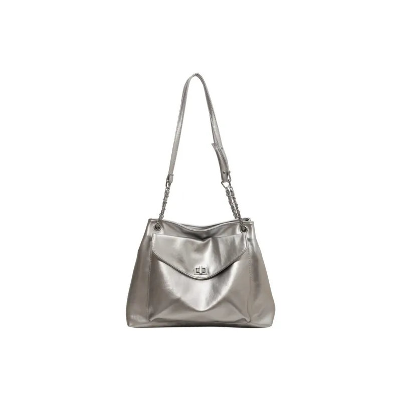 NOMK PU Shoulder Bag Handbag Crossbody Bag Women's Black/Pink/Silver/White/Green/Brown-10