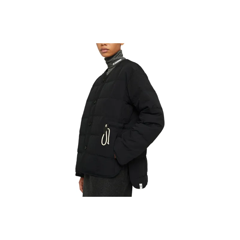JIL SANDER SS24 Down Jacket Coat Women's Black-4
