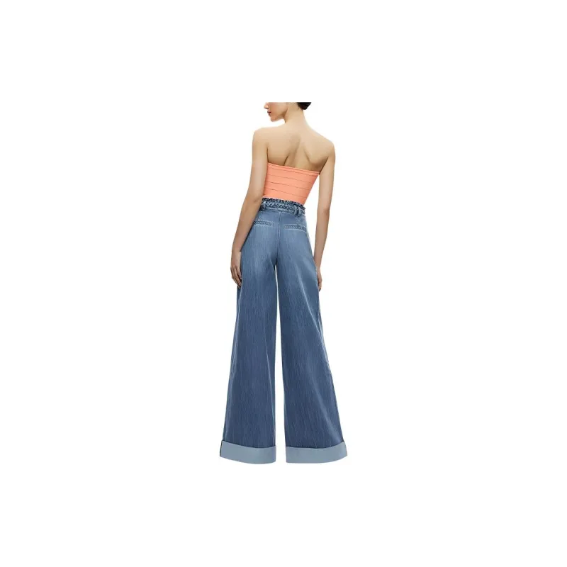 ALICE+OLIVIA Harriet Wide-leg Jeans-3