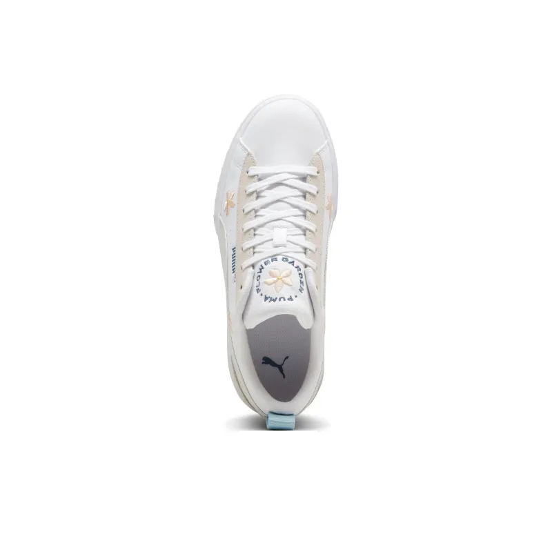 PUMA Maze Anti Slip Wear Resistant Low Top Skateboard Shoes Women's White-3