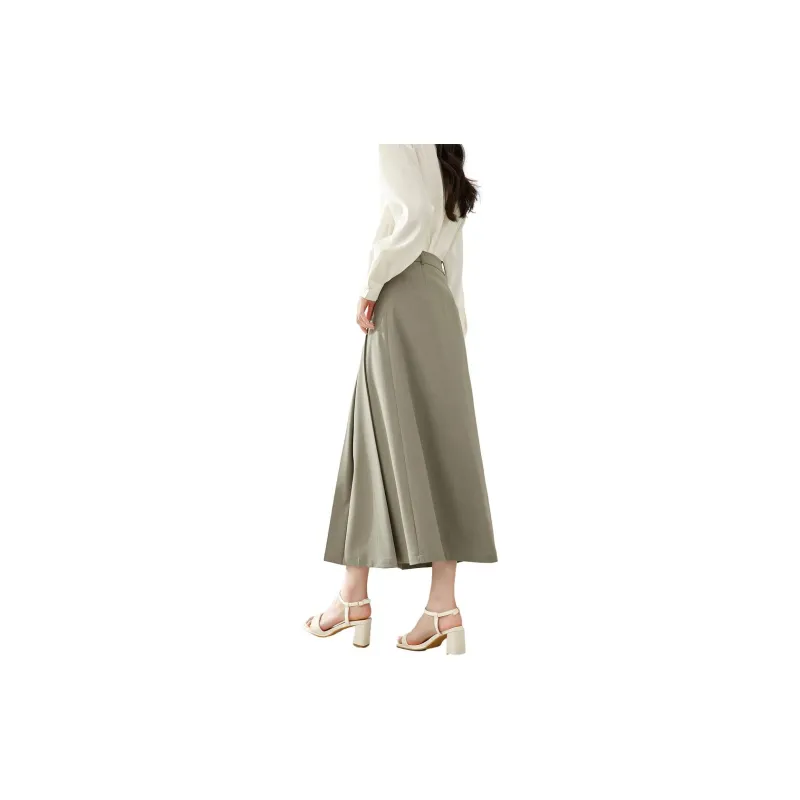 VIMLY Casual Long Skirts Women's-5