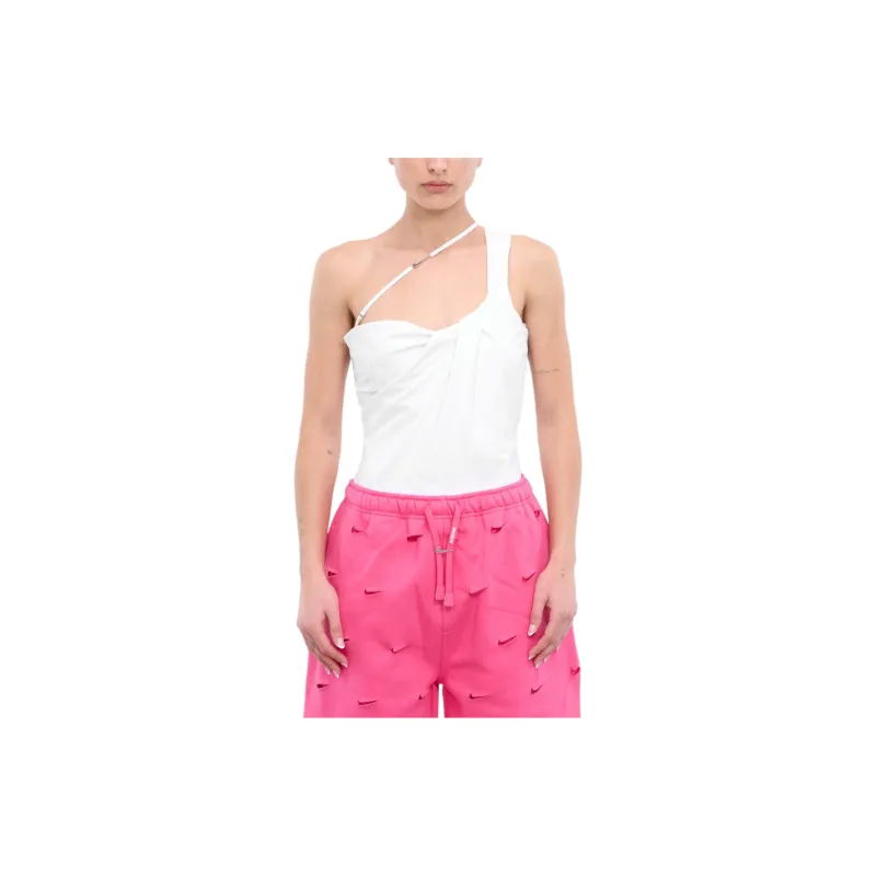 Nike X Nike Le Body Drapé Dress White-3