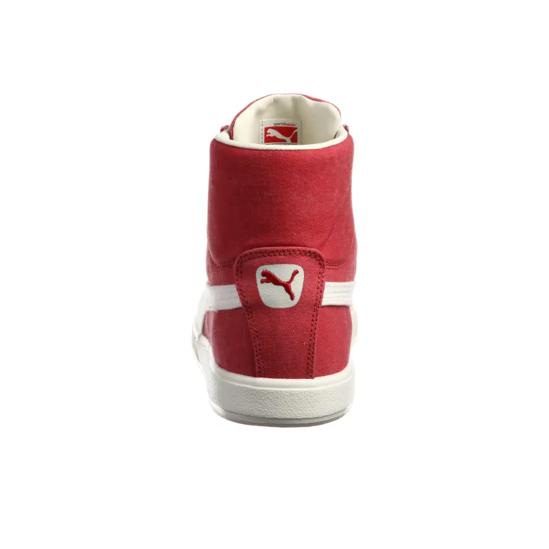 PUMA Archive Lite Mid Cushioning Breathable High-Top Skateboard Shoes Men's Red-3