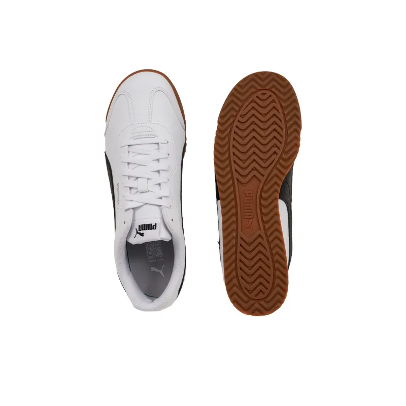 PUMA Turino Cushioning Anti Slip And Wear Resistant Low Top Running Shoes Men's White-4