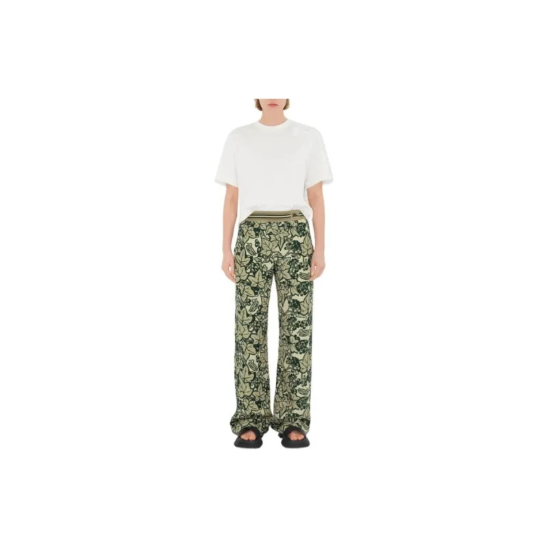 Burberry Graphic print Silk Trousers-2