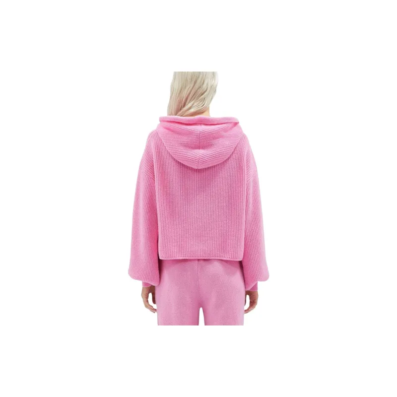 MSGM Embroidered logo Knitted Hoodie-2