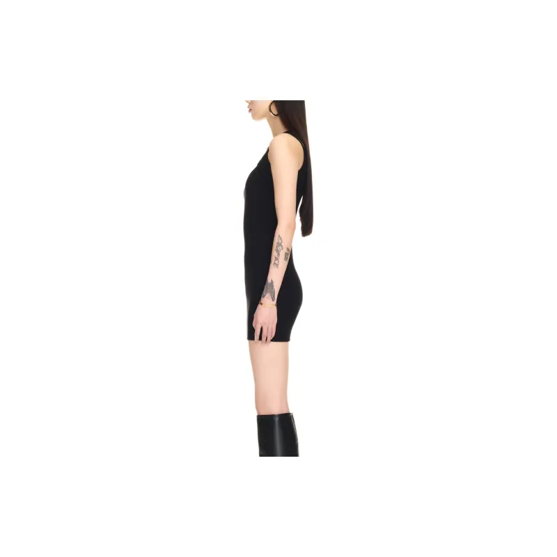 OFF WHITE Logo print Cut out Minidress-2