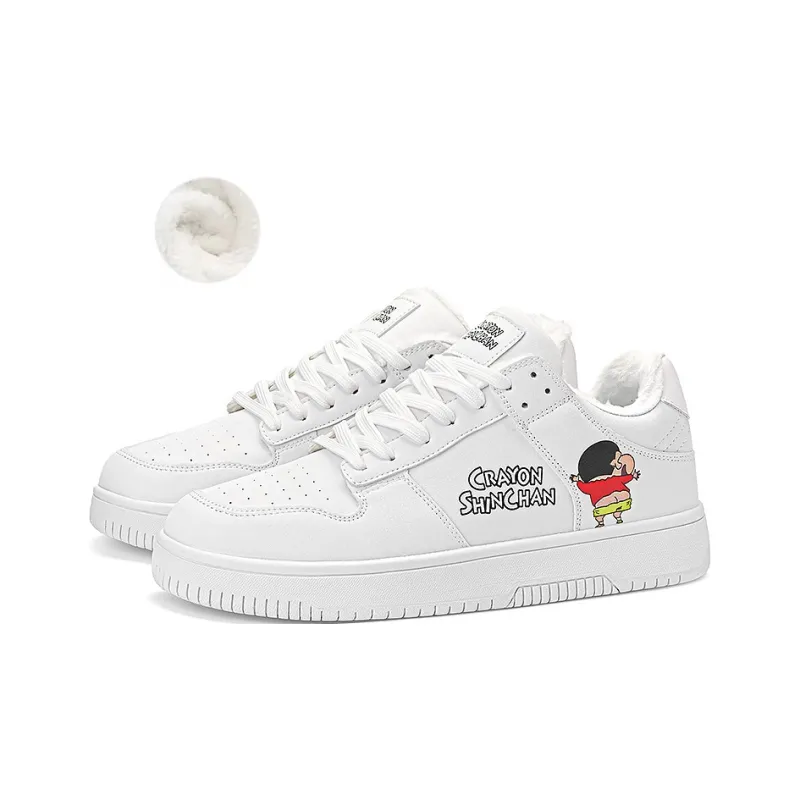 Crayon Shinchan Abrasion Resistant Slip Resistant Low Top Skateboard Shoes-21