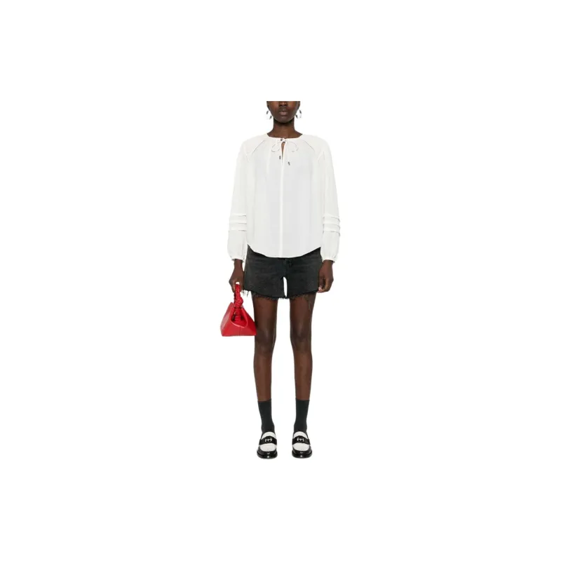 ISABEL MARANT ETOILE Lamaya Crepe Blouse-1
